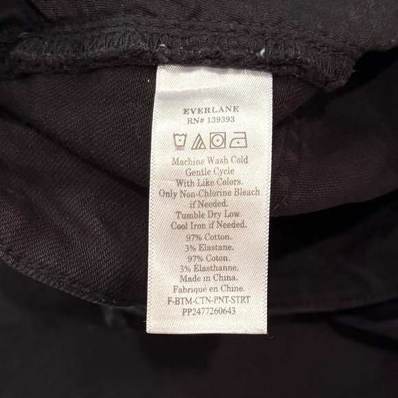 NWOT Everlane Straight Leg Crop - Black - Picture 6 of 6